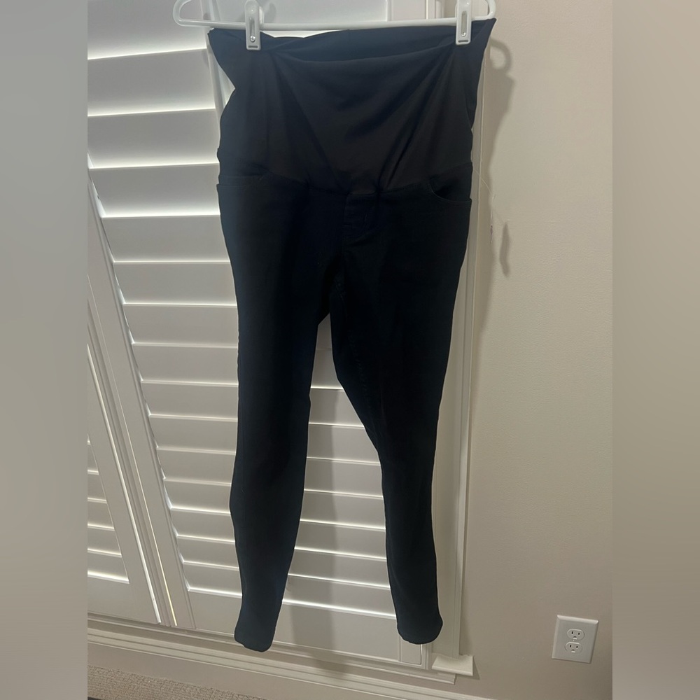 Black maternity jeans size 2